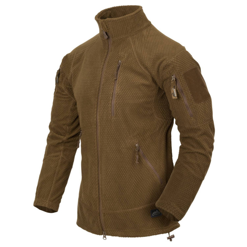 veste tactique alpha - polaire quadrillée