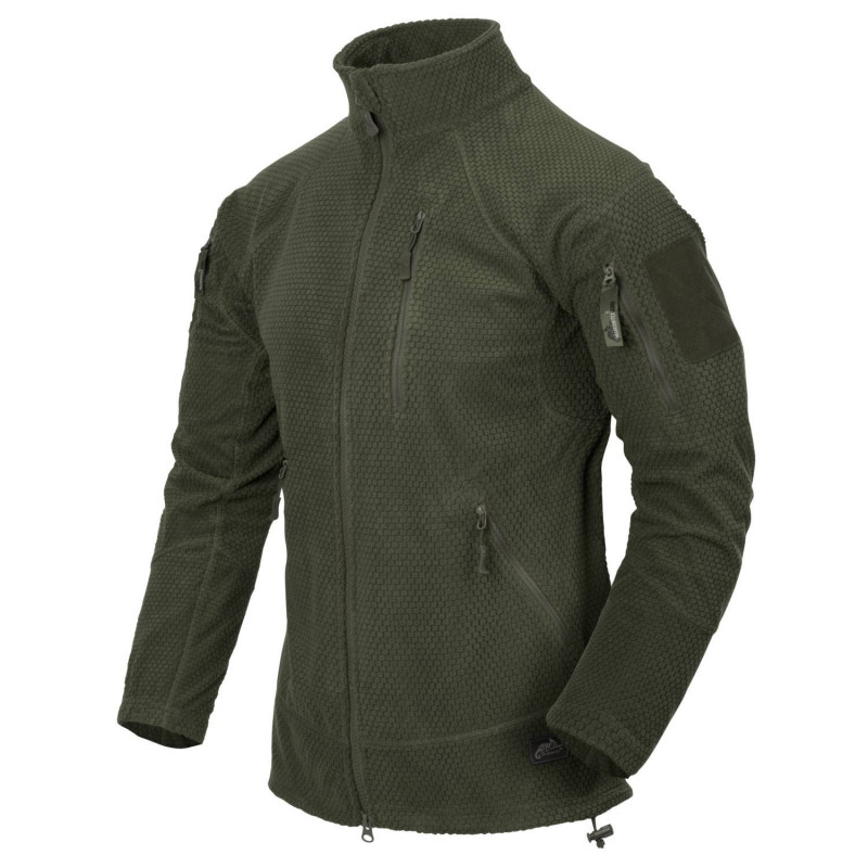 veste tactique alpha - polaire quadrillée